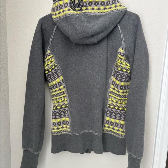 Lululemon Fair Isle Knit Special Edition Scuba Hoodie Full Zip - Picture 2 of 6